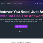 WriteBot AI Content Generator SaaS Platform