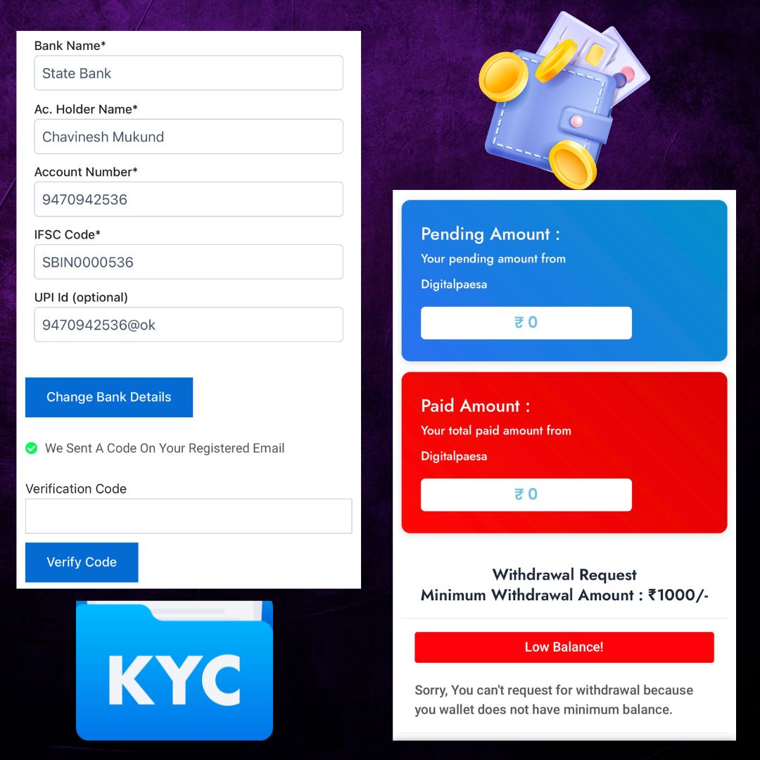 KYC and Withdrawal System