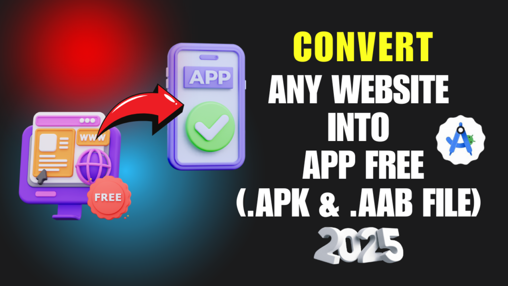 How To Convert any Website into app using android studio