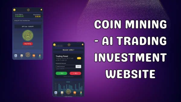 COIN MINING - AI TRADING INVESTMENT WEBSITE