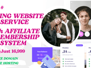 Dating Website With Affiliate and Membership System